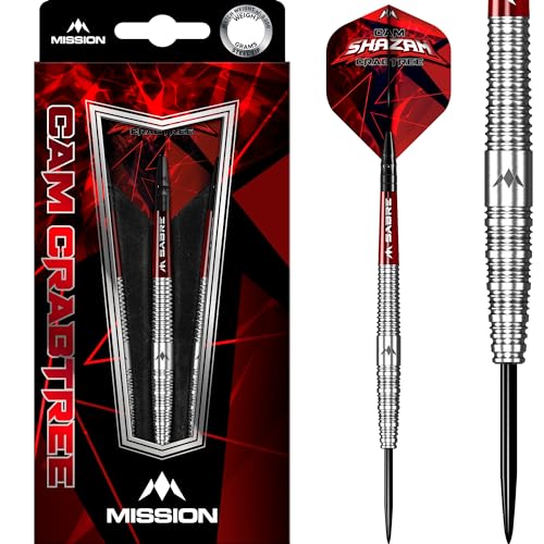Mission Darts Mission Cam Crabtree 90% - Steeldarts 23 Gramm Mission Darts Mission Cam Crabtree 90% - Steeldarts 23 Gramm von Mission Darts