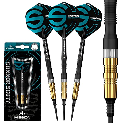 Mission Connor Scutt 95% Softdarts 20 Gramm Mission Connor Scutt 95% Softdarts 20 Gramm von Mission Darts