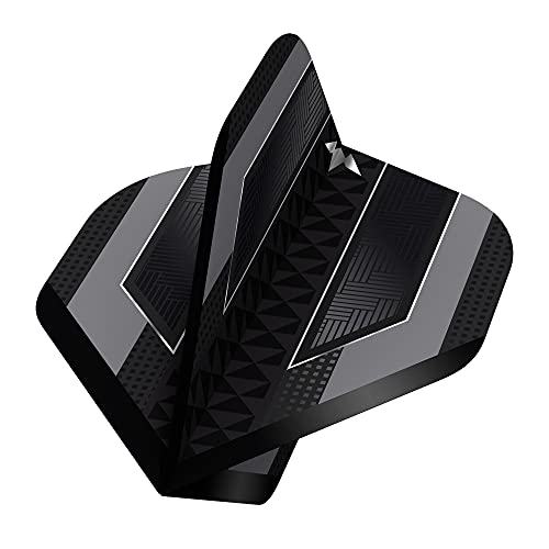 Mission Darts Flights | Temple Standard Nr. 2 | extra stark 100 Mikron Spot UV, schwarz, 1 Set mit 3 Flights (F3357) Mission Darts Flights | Temple Standard Nr. 2 | extra stark 100 Mikron Spot UV, schwarz, 1 Set mit 3 Flights (F3357) von Mission Darts