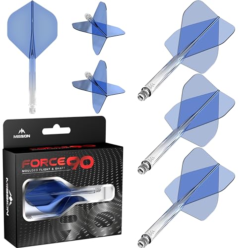 Mission Force 90 Gradient Transparent Blue NO2 - Dart Flights Inbetween Mission Force 90 Gradient Transparent Blue NO2 - Dart Flights Inbetween von Mission Darts
