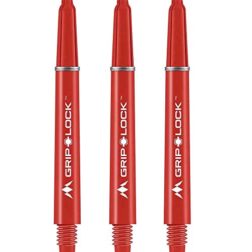 Mission Darts S1073 GripLock Durable Nylon Shafts | Medium Dart Stems | Orange von Mission Darts