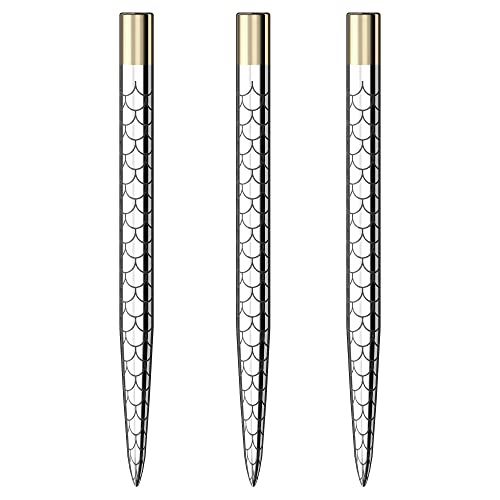 Mission Darts Laser Plus Laser-Stahlspitzen, Fächermosaik, Silber, 32 mm Mission Darts Laser Plus Laser-Stahlspitzen, Fächermosaik, Silber, 32 mm von Mission Darts