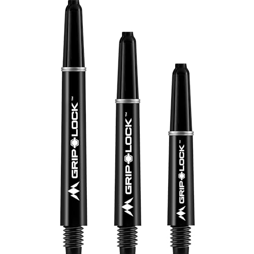 Mission Darts S1062 GripLock Durable Nylon Shafts | Tweenie Dart Stems | Black Mission Darts S1062 GripLock Durable Nylon Shafts | Tweenie Dart Stems | Black von Mission Darts