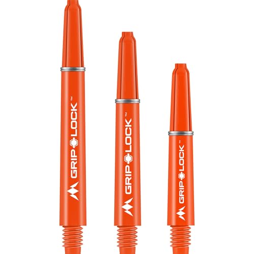 Mission Darts S1075 GripLock Durable Nylon Shafts | Short Dart Stems | Orange Mission Darts S1075 GripLock Durable Nylon Shafts | Short Dart Stems | Orange von Mission Darts