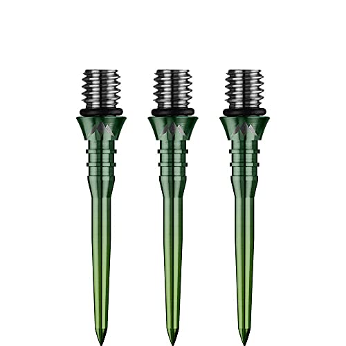 Mission Darts X2623 Titan Pro | 26 mm gerillte Titan-Dartspitze, Umwandlungspunkt, Farbverlauf, Grün Mission Darts X2623 Titan Pro | 26 mm gerillte Titan-Dartspitze, Umwandlungspunkt, Farbverlauf, Grün von Mission Darts