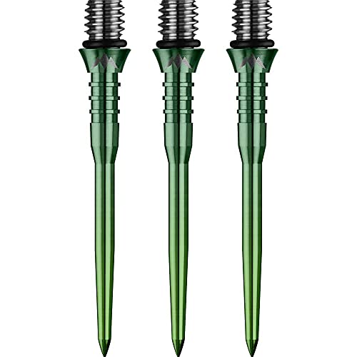 Mission Darts X2625 Titan Pro | 34 mm gerillte Titan-Dartspitze, Umwandlungspunkt, Farbverlauf, Grün Mission Darts X2625 Titan Pro | 34 mm gerillte Titan-Dartspitze, Umwandlungspunkt, Farbverlauf, Grün von Mission Darts