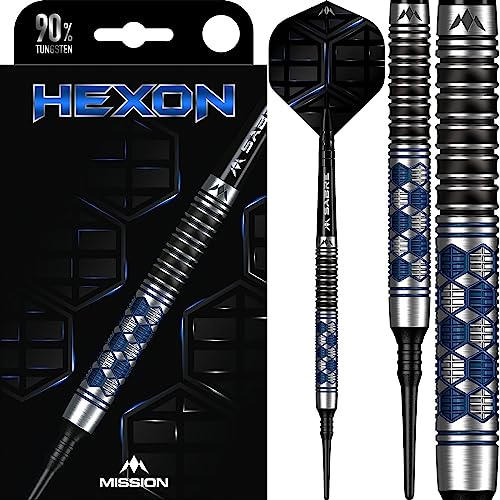 Mission Hexon Blue Softdarts 90% 18 Gramm Mission Hexon Blue Softdarts 90% 18 Gramm von Mission Darts