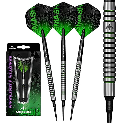 Mission Martin Lukeman Black & Green 90% Softdarts 20 Gramm Mission Martin Lukeman Black & Green 90% Softdarts 20 Gramm von Mission Darts