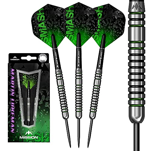Mission Martin Lukeman Black & Green 90% - Steeldarts 23 Gramm Mission Martin Lukeman Black & Green 90% - Steeldarts 23 Gramm von Mission Darts