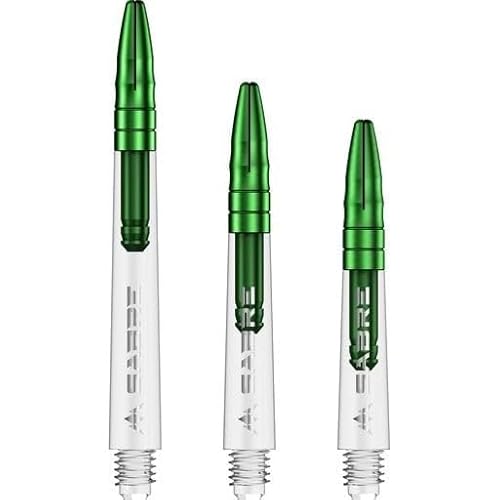 Mission Sabre Clear Base Green - Dart Shafts Inbetween Plus von Mission Darts