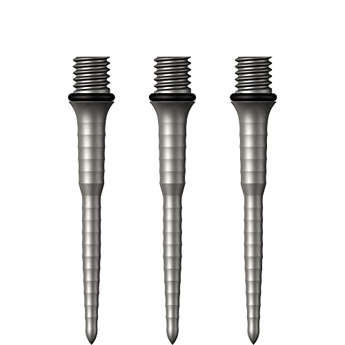 Mission Darts Points Titan Ripple | Titanium Conversion Point | 30mm | Silver (X2657) von Mission Darts