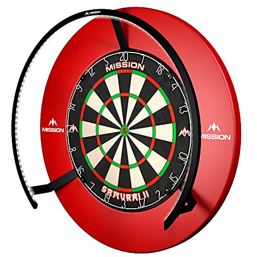 Mission Darts TOR270 Torus 270 Dartscheibe, LED-Beleuchtungssystem mit leicht zugänglichem Bereich für uneingeschränktes Spielen, sandgestrahltes Schwarz Mission Darts TOR270 Torus 270 Dartscheibe, LED-Beleuchtungssystem mit leicht zugänglichem Bereich für uneingeschränktes Spielen, sandgestrahltes Schwarz von Mission Darts