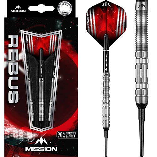 Soft Mission Rebus M1 Darts 90% Tungsten Darts 20 Gramm Soft Mission Rebus M1 Darts 90% Tungsten Darts 20 Gramm von Mission Darts