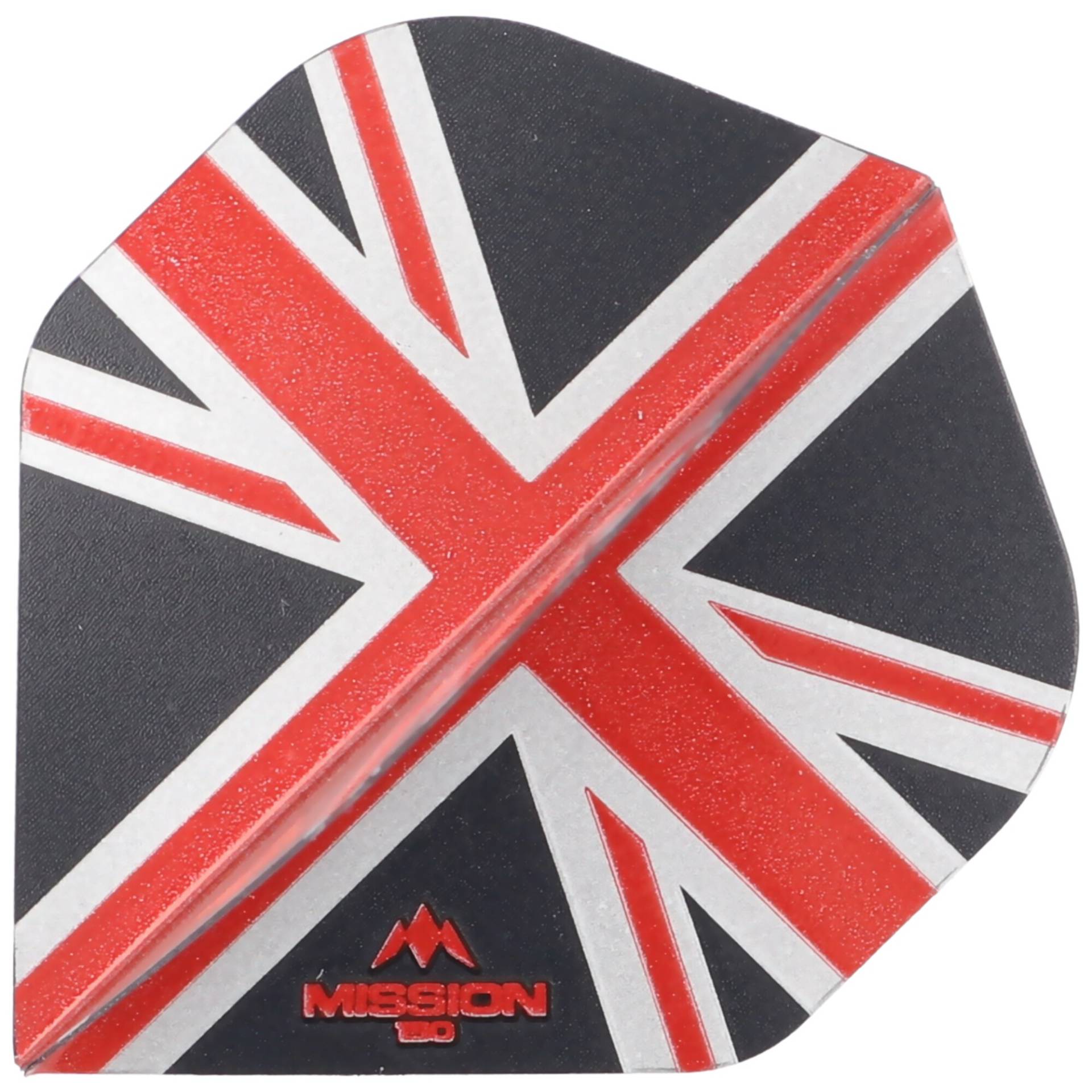 Mission Alliance Union Jack Flights, 150 Micron, No2, 3 Stück, schwarz&rot Mission Alliance Union Jack Flights, 150 Micron, No2, 3 Stück, schwarz&rot von Mission