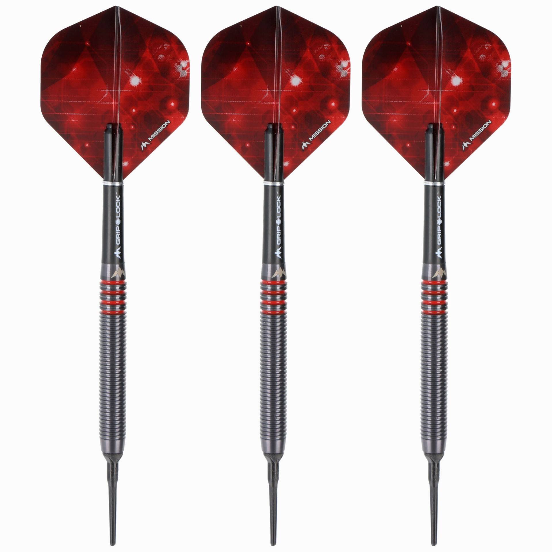 Mission Deep Impact Softdarts, M3, rot, 80% Tungsten, 20 Gramm von Mission