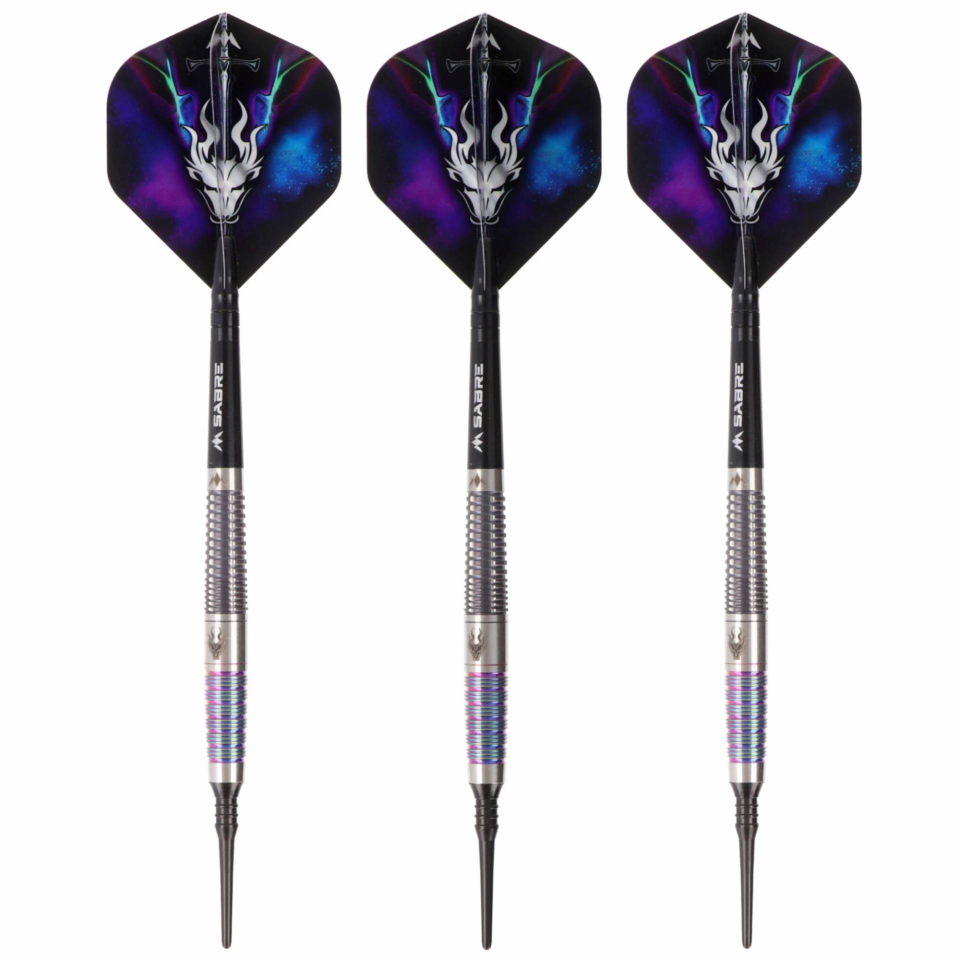 OCCULT Softdart Set, schwarz und koralle, 18 Gramm OCCULT Softdart Set, schwarz und koralle, 18 Gramm von Mission