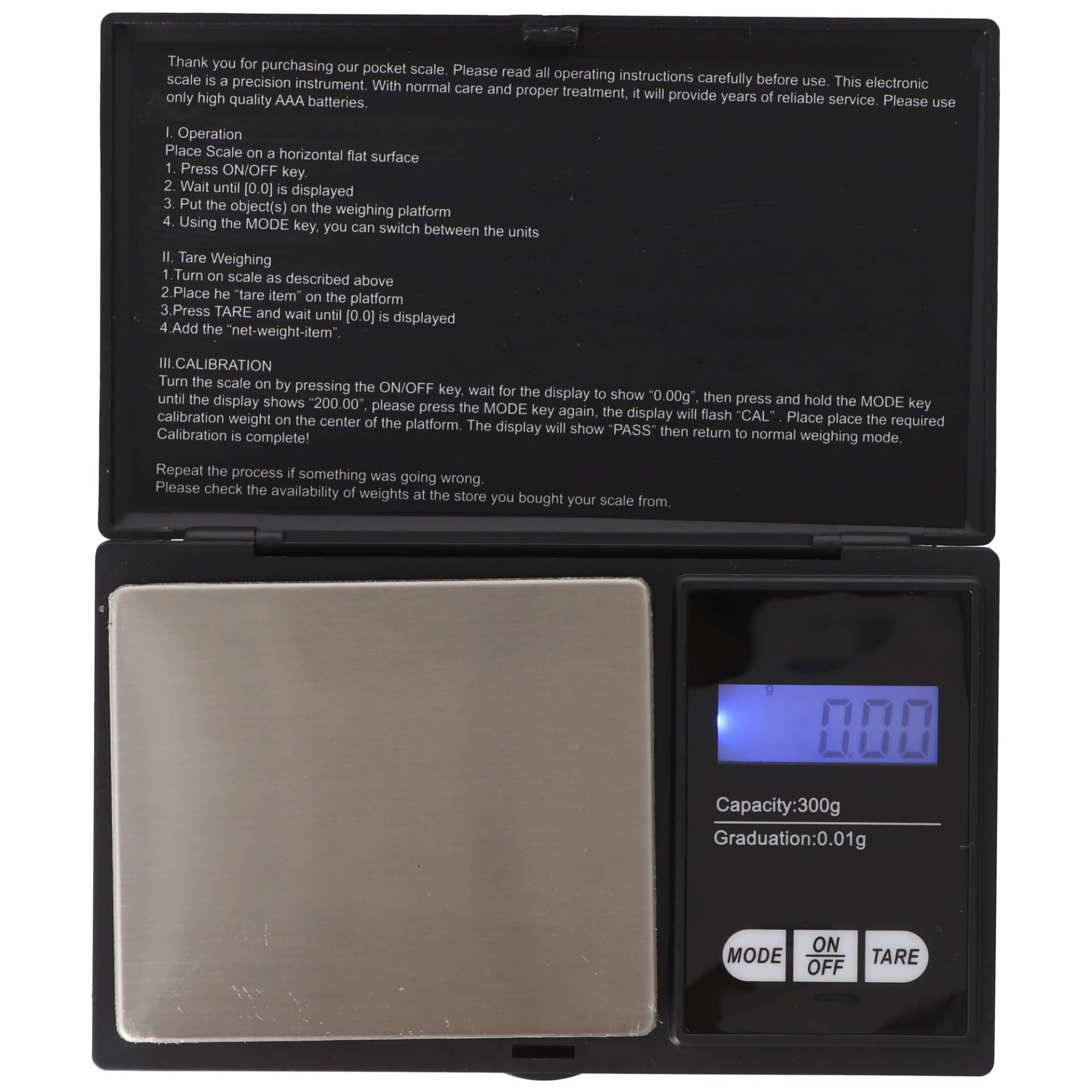 Quark Digital Waage, mit Batterien Quark Digital Waage, mit Batterien von Mission