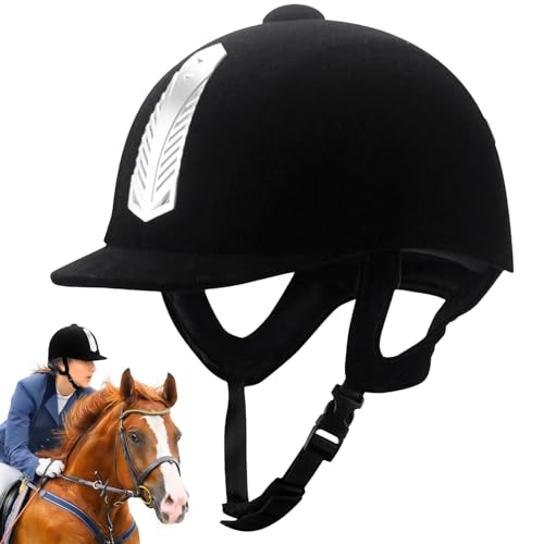 Covalliero Helm Reithelm Verstellbar Reitkappe Damen Herren Reiterhelm Trainingshelm Tunierhelm Atmungsaktives Reithelm Mit Waschbarem Innenfutter Reitsport Reithelm Für Kinder Erwachsene von Missmisq