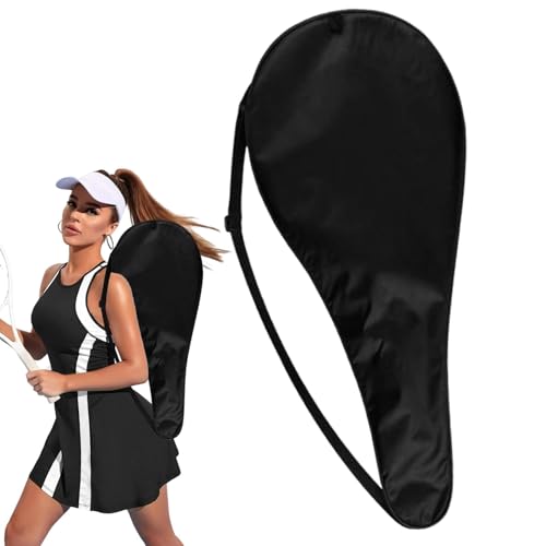 Missmisq Tennisschlägertasche aus Oxford-Stoff, Umhängetasche für Tennisschläger | Badminton-Tasche aus Oxford-Stoff,Tennispaddel-Schutztasche zum Wandern, Camping, Laufen, Reiten von Missmisq