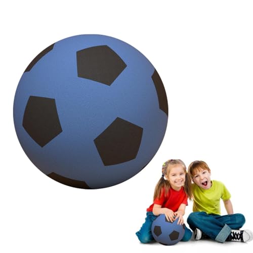 Missmisq Weicher Fußball für drinnen,Weicher Indoor-Fußball | Leiser Schaumstoff-Fußball für Kinder im Innenbereich | Weichschaum-Fußball für drinnen und draußen, Schaumstoff-Fußballspiele für von Missmisq