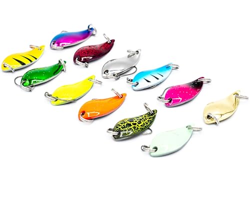 Mister Tackle Spoon Angelköder Forellenköder Forellenangeln Forellen Spoon Set - 12 Kunstköder inklusive Box Mister Tackle Spoon Angelköder Forellenköder Forellenangeln Forellen Spoon Set - 12 Kunstköder inklusive Box von Mister Tackle