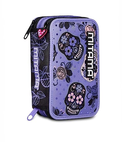 Mitama ASTUCCIO 3 Zip, Kleine Mädchen und Mädchen 3 Reissverschluss-ETUI, Schwarz, Taglia Unica - Mitama ASTUCCIO 3 Zip, Kleine Mädchen und Mädchen 3 Reissverschluss-ETUI, Schwarz, Taglia Unica - von Mitama