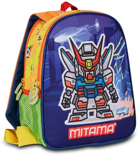 Mitama Rucksack Spinny Kindergarten, doppelseitig, mit doppelter Grafik, mit Seitentasche für Trinkflasche, mehrfarbig, Kinder, Schule und Freizeit, mehrfarbig, Taglia unica, Kindergartenrucksack Mitama Rucksack Spinny Kindergarten, doppelseitig, mit doppelter Grafik, mit Seitentasche für Trinkflasche, mehrfarbig, Kinder, Schule und Freizeit, mehrfarbig, Taglia unica, Kindergartenrucksack von Mitama