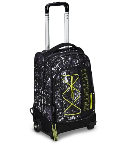 Mitama Trolley DR Schule Cement, mit Mega Fach und Doppelgriff, Schwarz Grau, Grundschule und Freizeit, Kinder Jungen, Schwarz, 49x20x31 cm, schultrolley Mitama Trolley DR Schule Cement, mit Mega Fach und Doppelgriff, Schwarz Grau, Grundschule und Freizeit, Kinder Jungen, Schwarz, 49x20x31 cm, schultrolley von Mitama