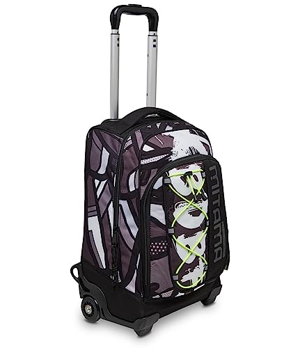 Mitama Trolley Schule DR.TROLLEY #BDBF - SPARAY, Schwarz - Rucksack mit doppeltem Fach wasserdicht - versenkbare Schultergurte - Trolley Reise Kinder, Gepäck mit Hand, Schwarz, Taglia unica, Modern Mitama Trolley Schule DR.TROLLEY #BDBF - SPARAY, Schwarz - Rucksack mit doppeltem Fach wasserdicht - versenkbare Schultergurte - Trolley Reise Kinder, Gepäck mit Hand, Schwarz, Taglia unica, Modern von Mitama