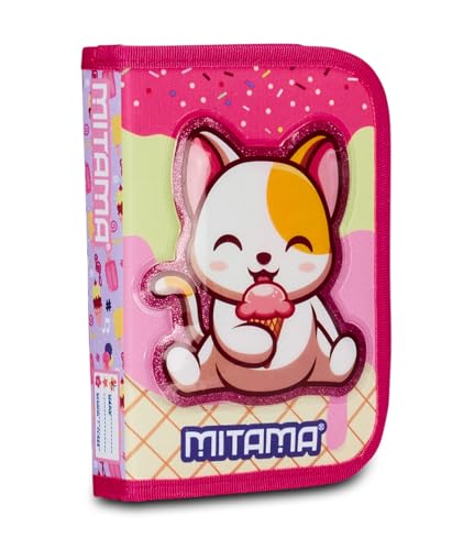 Spinny Mitama Federmäppchen für Kindergarten, doppelseitig mit doppelter Grafik, enthält Buntstifte, Filzstifte, Schere etc.., Rosa, Mädchen, Schule und Freizeit, Rosa, Taglia Unica, Spinny Mitama Federmäppchen für Kindergarten, doppelseitig mit doppelter Grafik, enthält Buntstifte, Filzstifte, Schere etc.., Rosa, Mädchen, Schule und Freizeit, Rosa, Taglia Unica, von Mitama