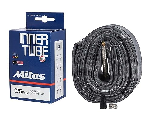 Mitas Kamera 27,5 x 1,75-2,50 V/Fahrrad 47 mm, Schwarz, Normal Mitas Kamera 27,5 x 1,75-2,50 V/Fahrrad 47 mm, Schwarz, Normal von Mitas