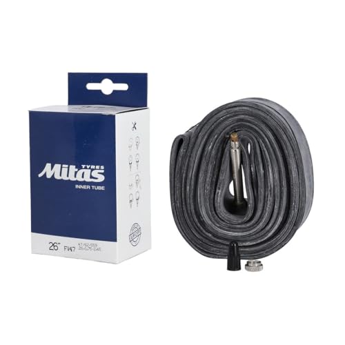 Mitas Unisex – Erwachsene Schlauch, Schwarz, 26" Mitas Unisex – Erwachsene Schlauch, Schwarz, 26" von Mitas