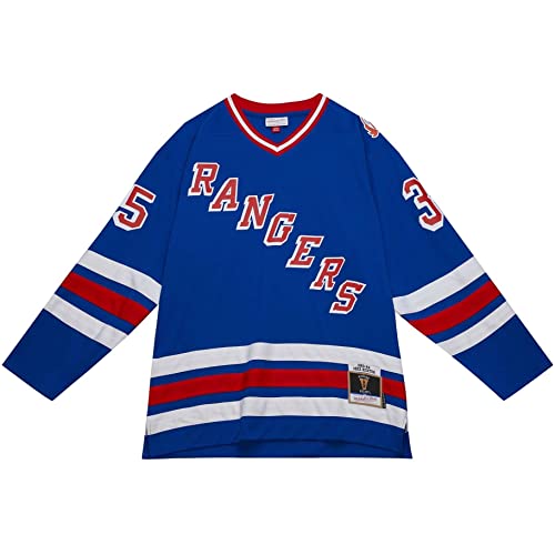 M&N Blue Line Mike Richter New York Rangers Jersey - L von Mitchell & Ness