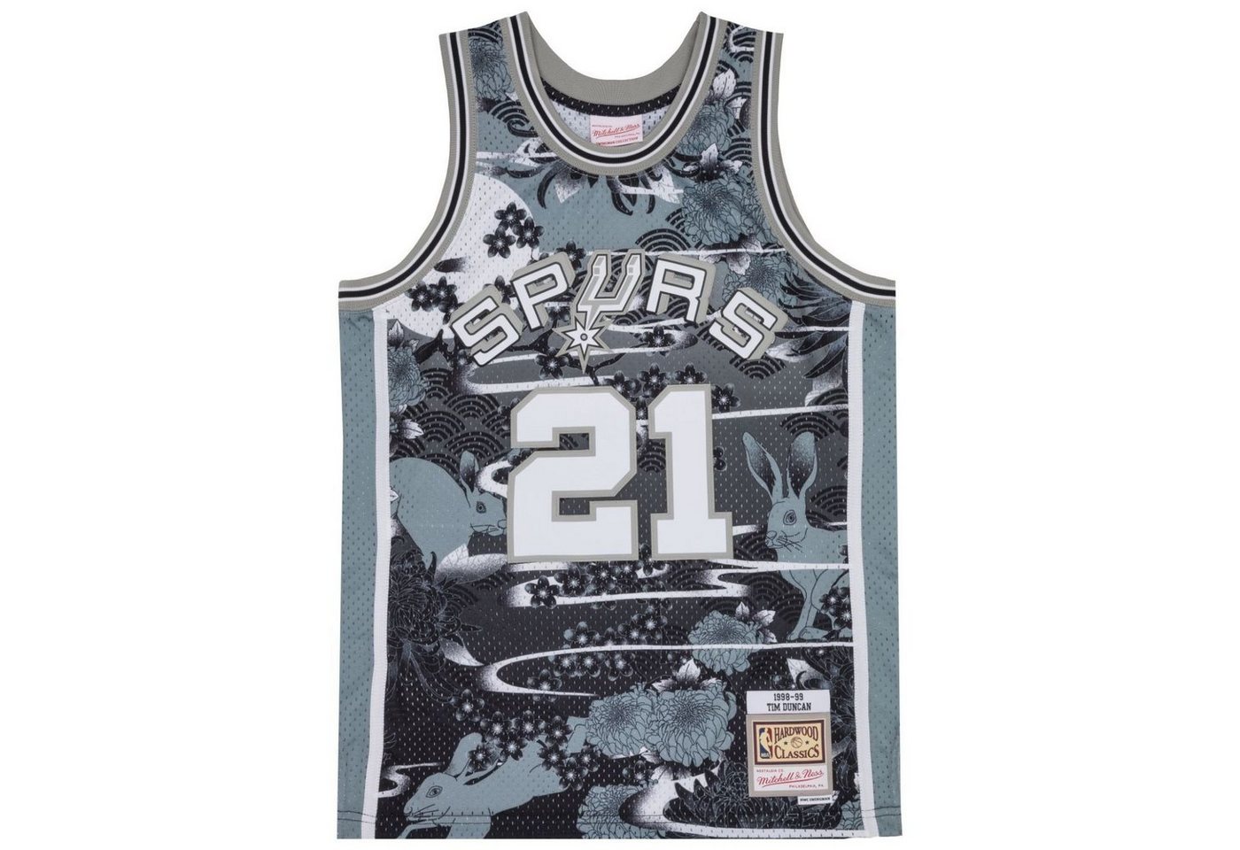 Mitchell & Ness Basketballtrikot Swingman Jersey San Antonio Spurs ASIAN Tim Dunca Mitchell & Ness Basketballtrikot Swingman Jersey San Antonio Spurs ASIAN Tim Dunca von Mitchell & Ness