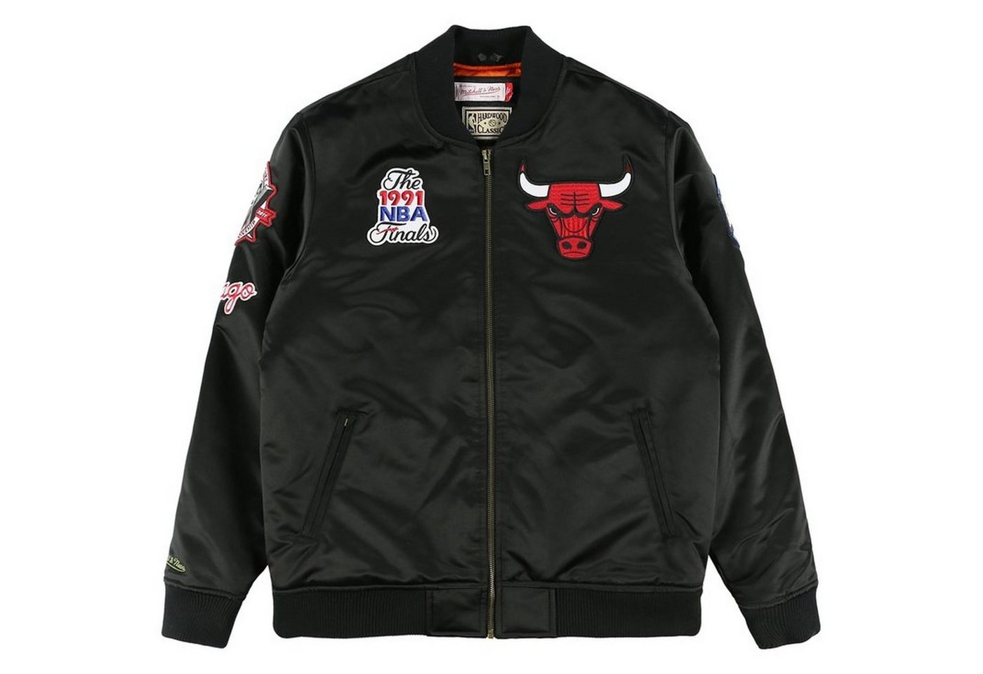 Mitchell & Ness Bomberjacke Satin FLIGHT Chicago Bulls Mitchell & Ness Bomberjacke Satin FLIGHT Chicago Bulls von Mitchell & Ness