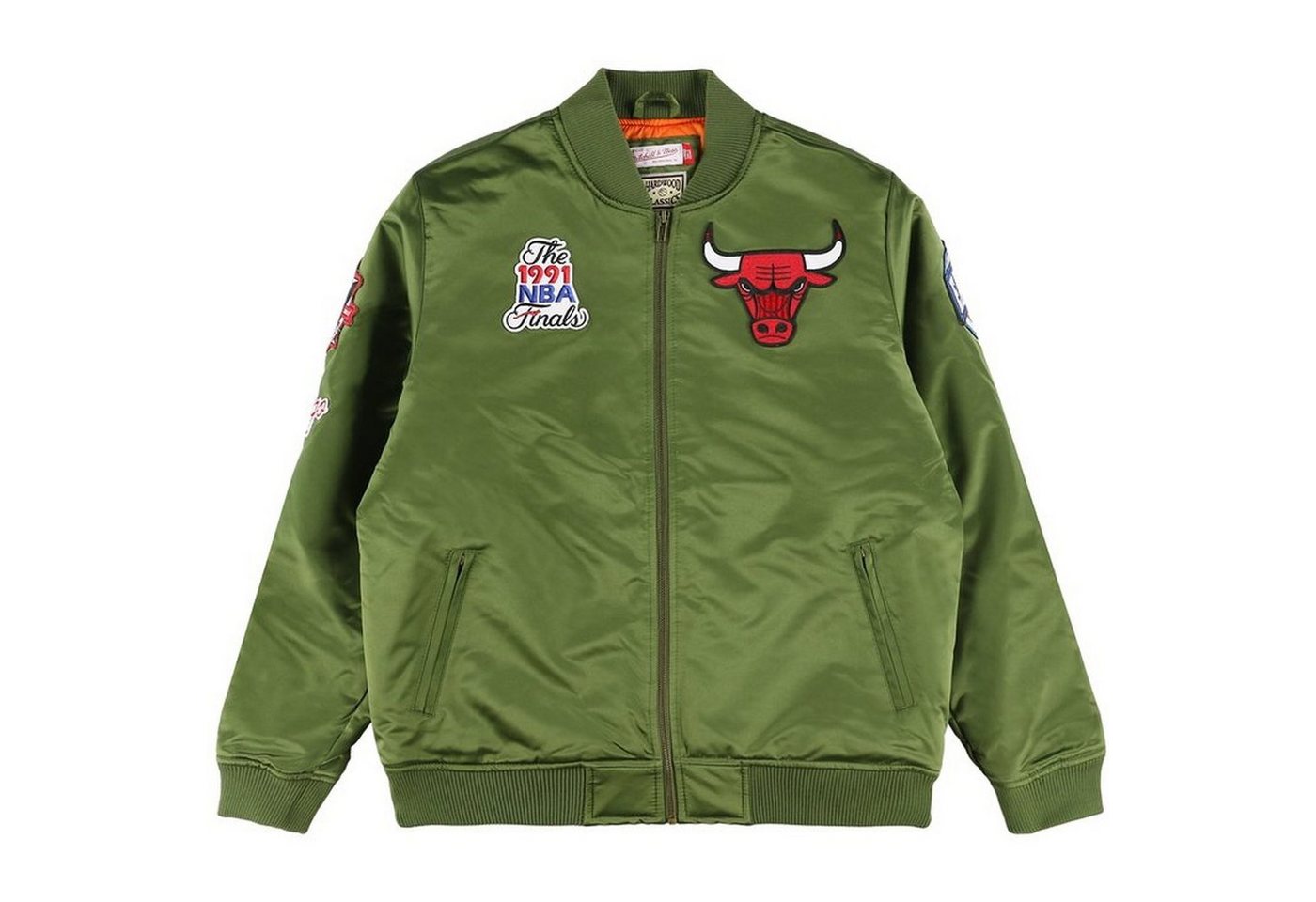 Mitchell & Ness Bomberjacke Satin FLIGHT Chicago Bulls Mitchell & Ness Bomberjacke Satin FLIGHT Chicago Bulls von Mitchell & Ness