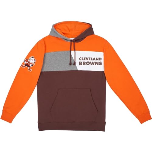 Mitchell & Ness Cleveland Browns Color Blocked NFL Fleece Hoodie von Mitchell & Ness