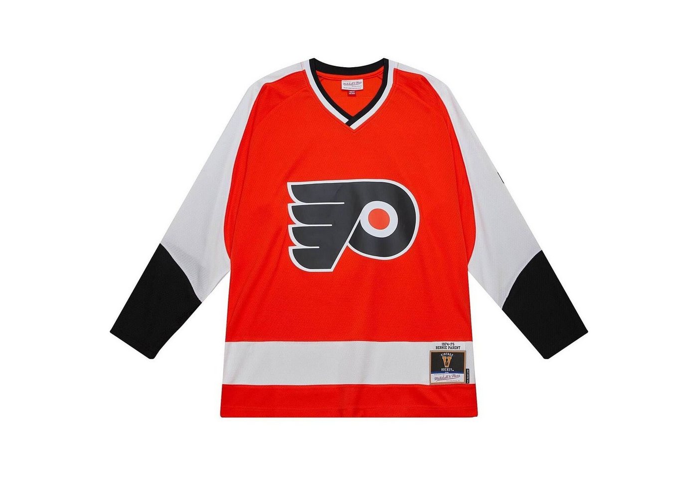 Mitchell & Ness Eishockeytrikot Line Bernie Parent Philadelphia Flyers 1974 Jers von Mitchell & Ness