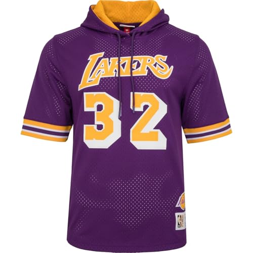 Mitchell & Ness M&N Mesh Jersey Hoody Los Angeles Lakers Magic Johnson - S von Mitchell & Ness