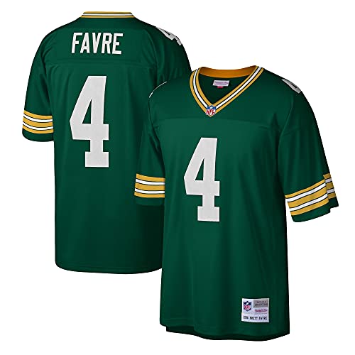 Mitchell & Ness NFL Legacy Jersey - Green Bay Packers - Brett Favre #4, Grün, M von Mitchell & Ness