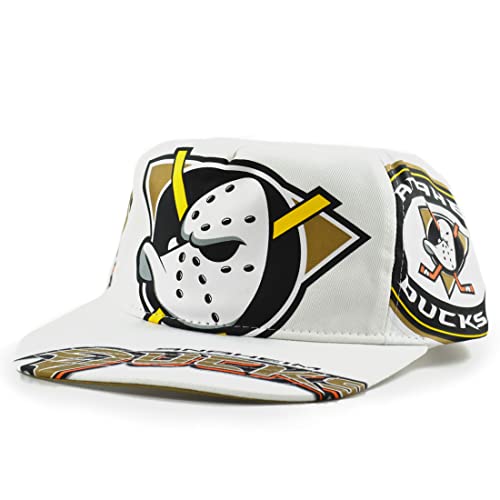 Mitchell & Ness NHL In Your Face Deadstock Cap Anaheim Ducks White von Mitchell & Ness