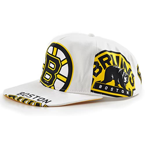Mitchell & Ness NHL In Your Face Deadstock Cap Boston Bruins White von Mitchell & Ness