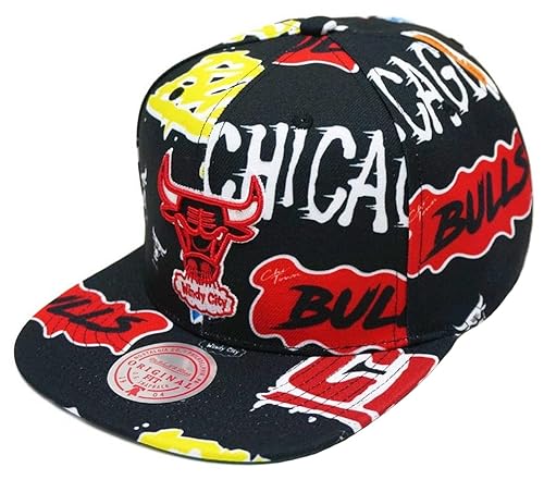 Mitchell & Ness Snapback Cap - Sticker Pack Chicago Bulls von Mitchell & Ness