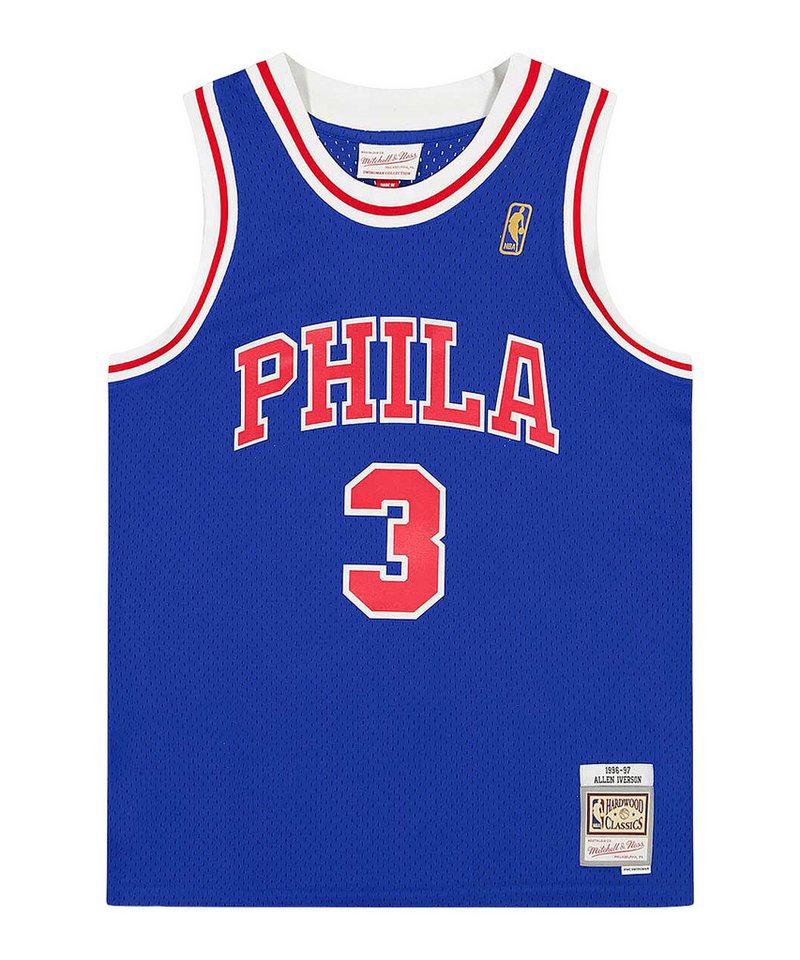 Mitchell & Ness T-Shirt Mitchell and Ness NBA P76ers A.I 96-97 T-Shirt Polyester Mitchell & Ness T-Shirt Mitchell and Ness NBA P76ers A.I 96-97 T-Shirt Polyester von Mitchell & Ness