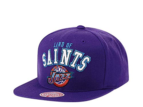 Mitchell & Ness Utah Jazz HWC Zig Zag Satin Undervisor Snapback Cap Mitchell & Ness Utah Jazz HWC Zig Zag Satin Undervisor Snapback Cap von Mitchell & Ness