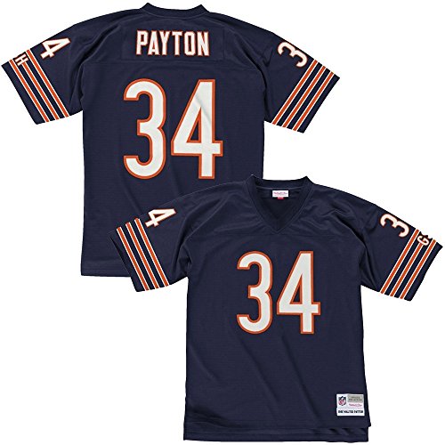 Mitchell & Ness Walter Payton Chicago Bears Throwback NFL Trikot Navy S von Mitchell & Ness