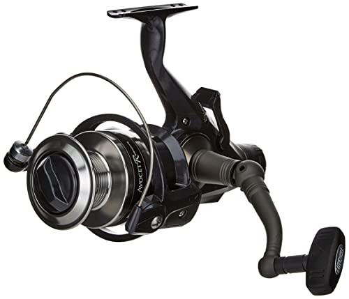 Mitchell Avocet FS freilaufende Karpfen- und Welsrolle – Baitrunner System, One-Touch-Klappgriff, Holzknauf von Mitchell