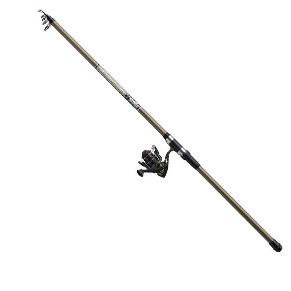 Mitchell Tanager Camo Ii Light Strong Tele Spinning Combo Silber 3.50 m / 50-150 g von Mitchell
