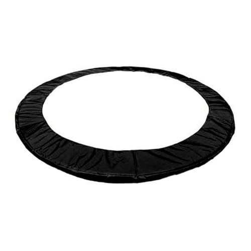 Mitoydoe Trampolin-Ringmatte, Sicherheitspolster, 6/8/10 Fuß, runde Federabdeckung, wasserdichter PVC-Kantenschutz, Schwammpolsterung, Kissenersatz Schwarz M von Mitoydoe