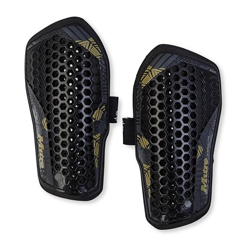Mitre Aircell Fußball-Schienbeinschoner | extrem atmungsaktiv | Aufprallschutz | Leichter Schienbeinschutz, Schwarz/Gold, Größe XS Mitre Aircell Fußball-Schienbeinschoner | extrem atmungsaktiv | Aufprallschutz | Leichter Schienbeinschutz, Schwarz/Gold, Größe XS von Mitre